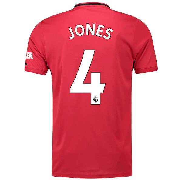 Camiseta Manchester United NO.4 Jones Primera equipación 2019-2020 Rojo